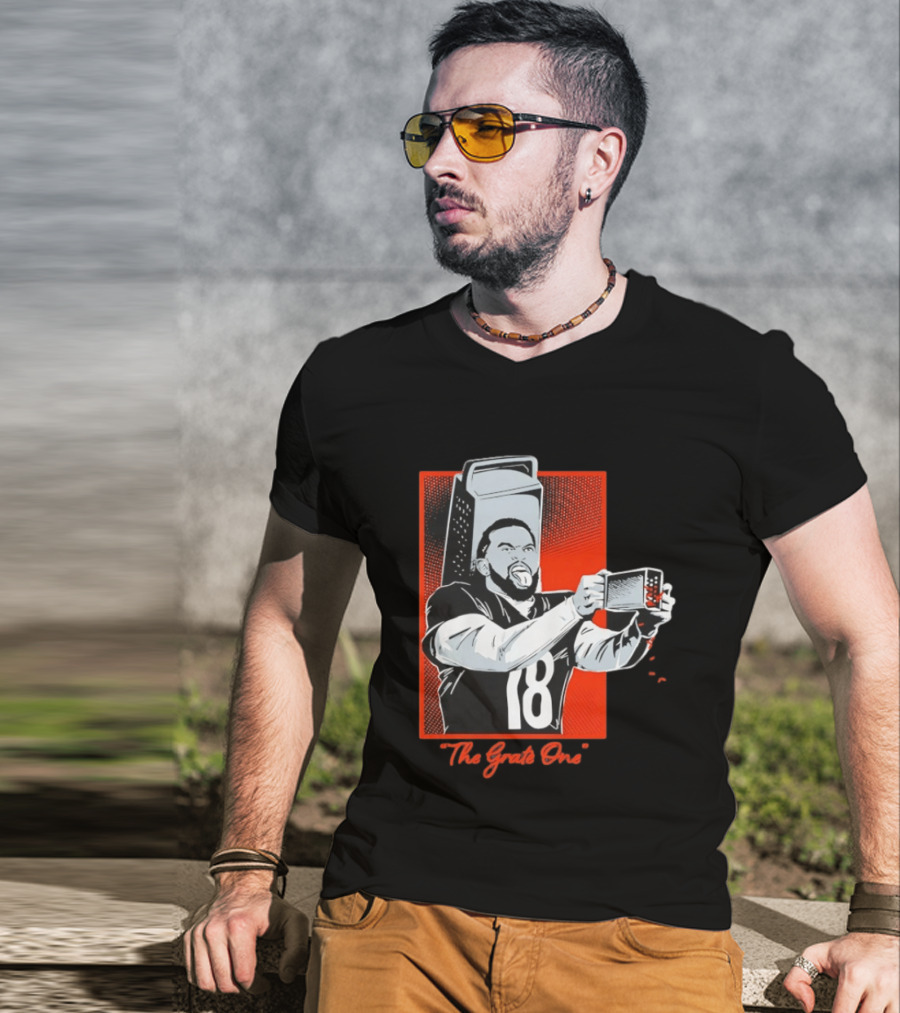 Caleb Williams The Grate One Sports Tribute With Cheese Grater T-Shirt