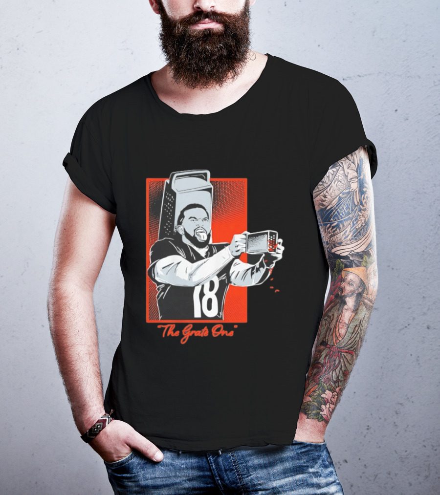 Caleb Williams The Grate One Sports Tribute With Cheese Grater T-Shirt