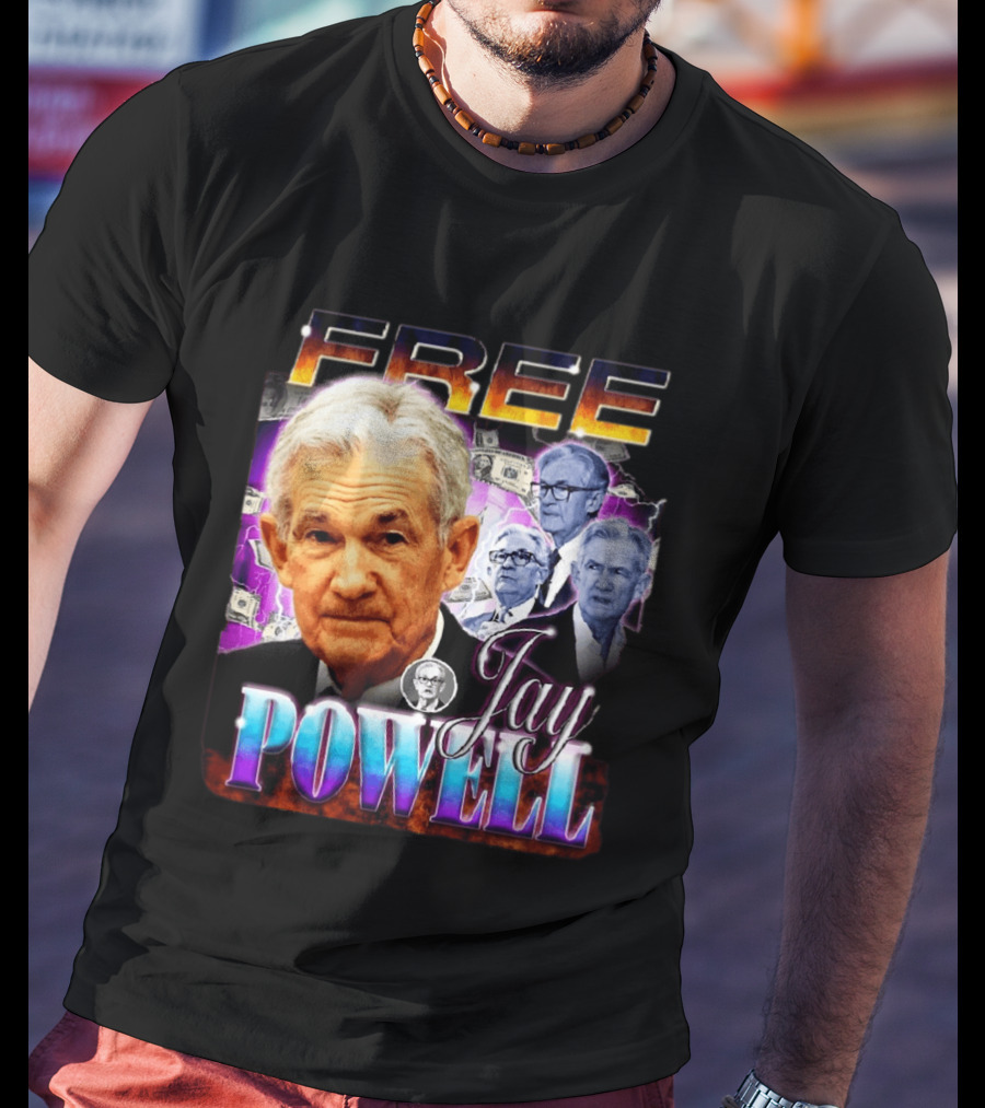 Free Jay Powell Jerome Powell Money T-Shirt