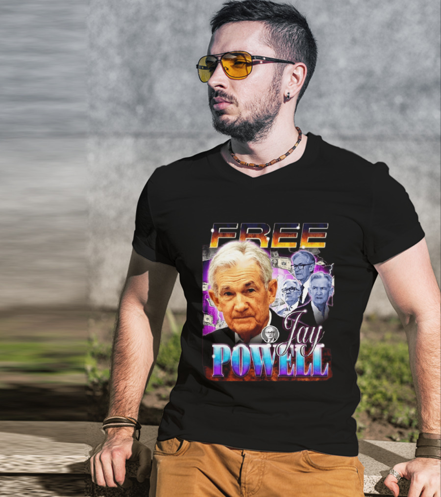 Free Jay Powell Jerome Powell Money T-Shirt