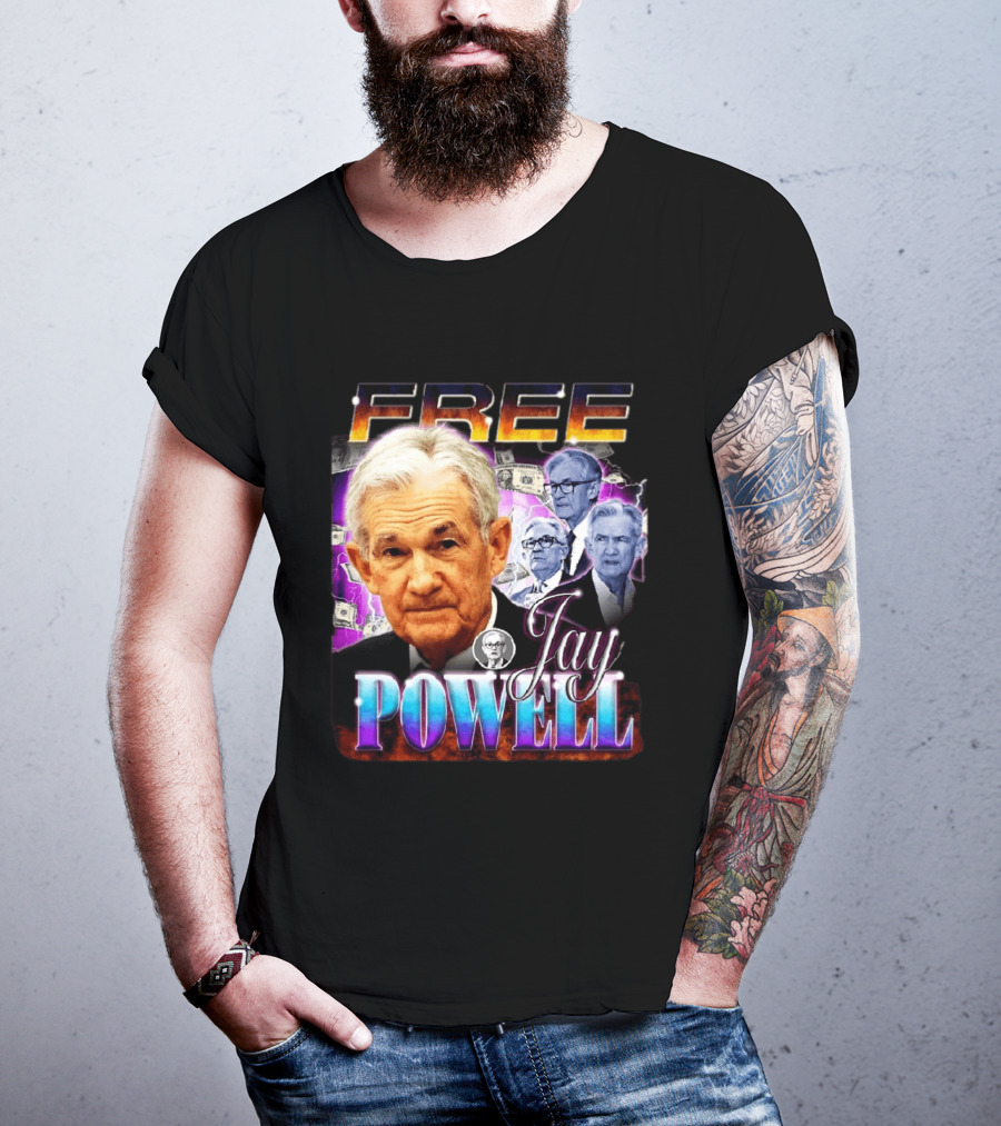 Free Jay Powell Jerome Powell Money T-Shirt
