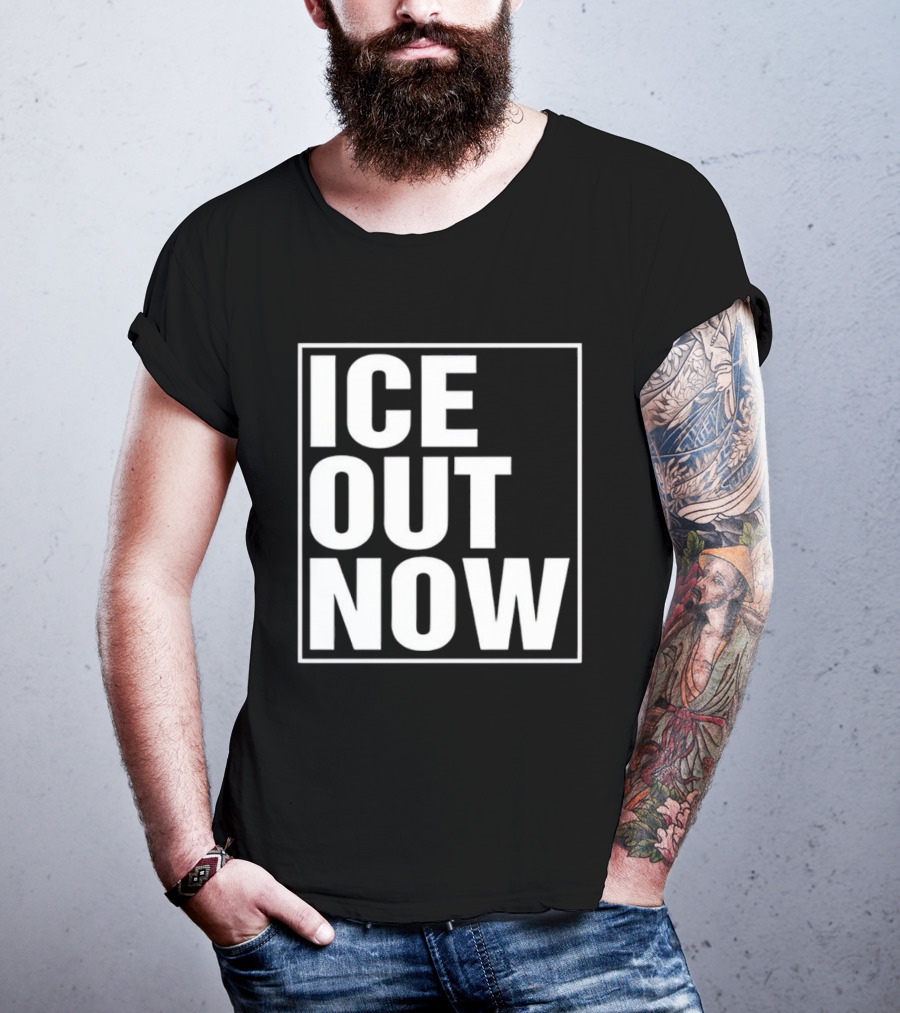 Ice Out Now Abolish Ice Activism T-Shirt