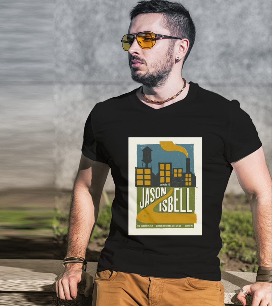An Evening With Jason Isbell Durham Performing Arts Center January 14 2026 T-Shirt