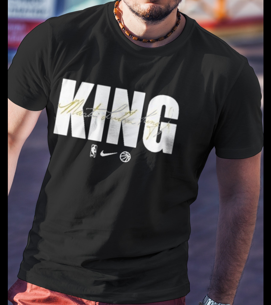 Minnesota Timberwolves King Martin Luther King Jr NBA Nike Basketball T-Shirt