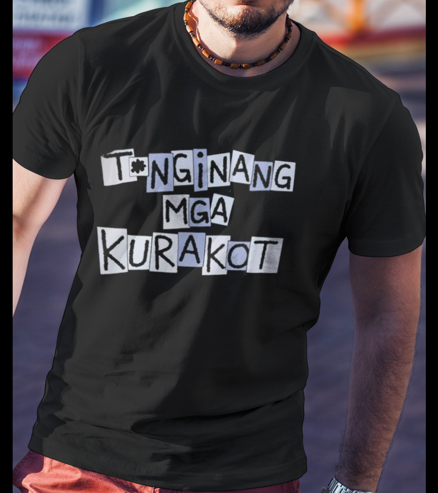 Tnginang Mga Kurakot Bold Cutout T-Shirt