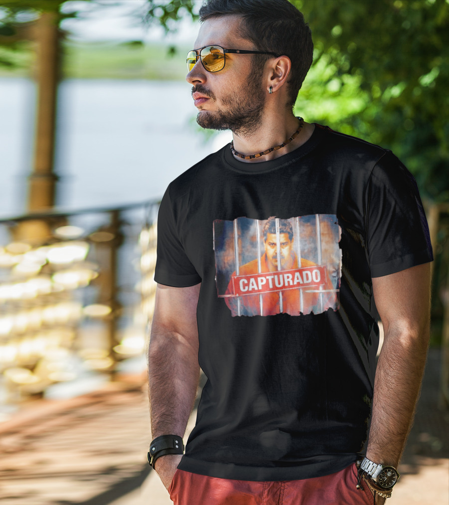 Nicolas Maduro Capturado Behind Bars Prison T-Shirt