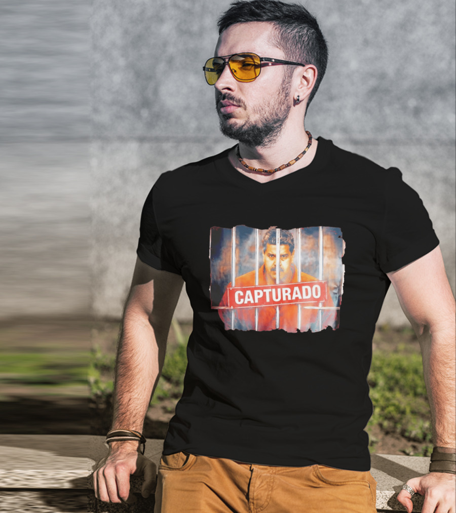 Nicolas Maduro Capturado Behind Bars Prison T-Shirt