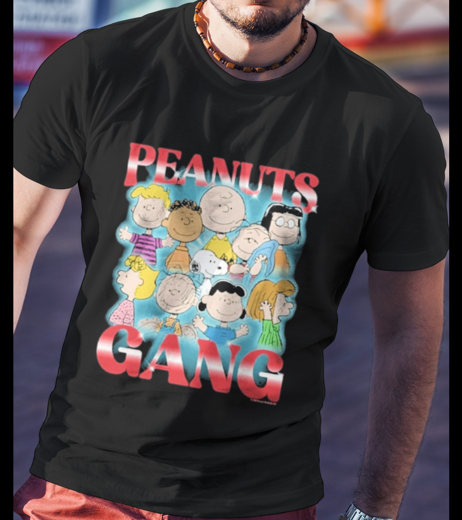 Peanuts Gang Charlie Brown Snoopy Friends T-Shirt