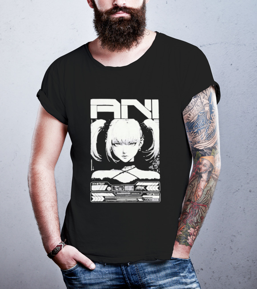 XAI ANI Dark Manga Futuristic Anime Aesthetic T-Shirt