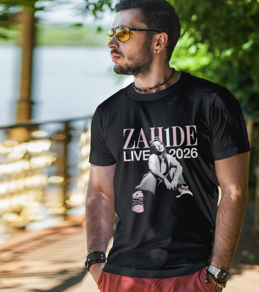 ZAH1DE Zahide Live 2026 Pink Sneakers T-Shirt
