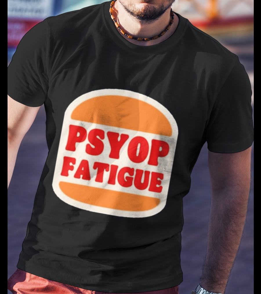 Psyop Fatigue Burger Parody Spirituallock T-Shirt