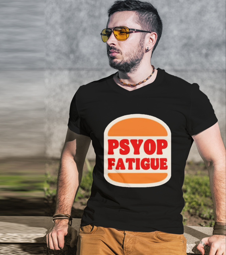 Psyop Fatigue Burger Parody Spirituallock T-Shirt