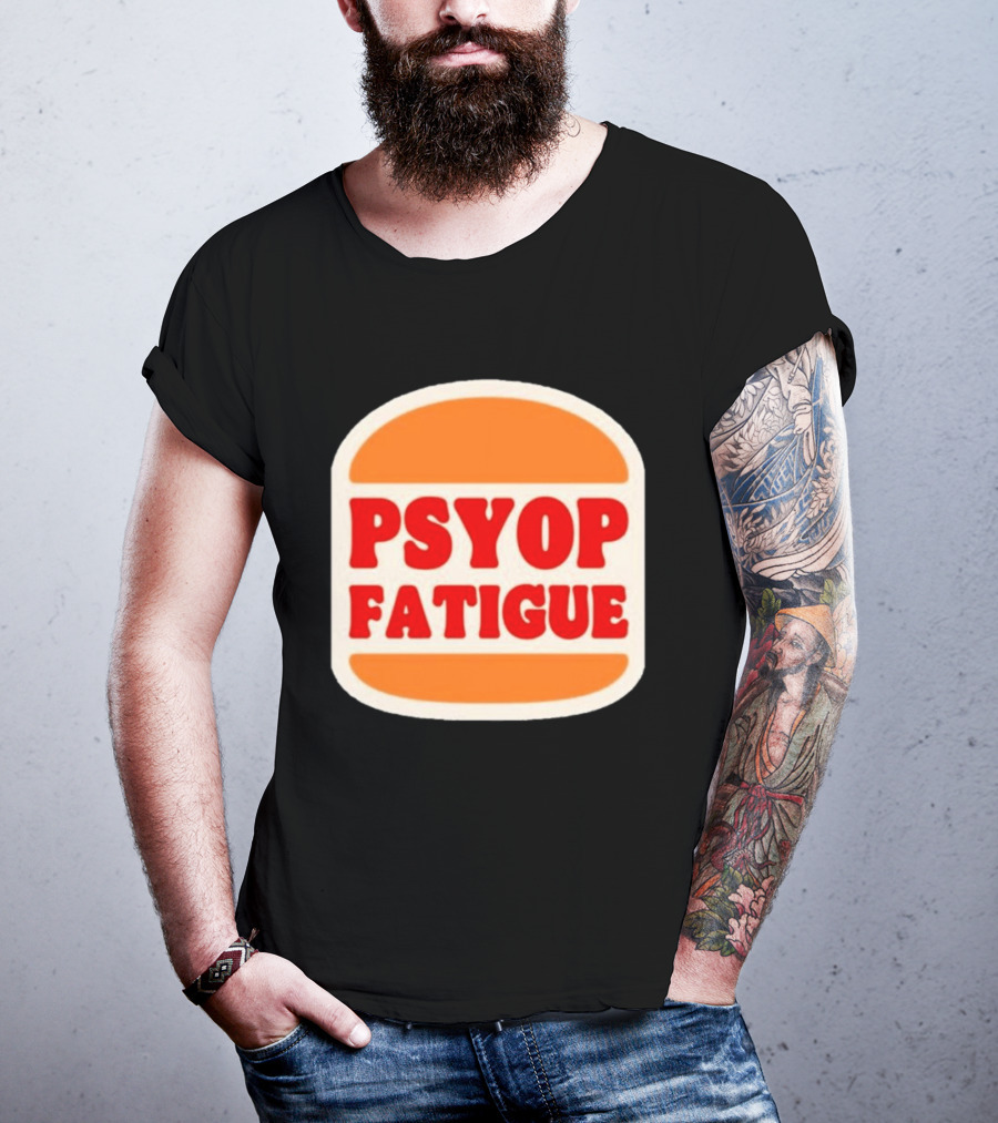 Psyop Fatigue Burger Parody Spirituallock T-Shirt
