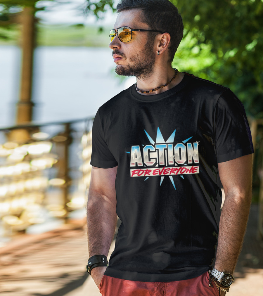Action For Everyone Skyline Burst T-Shirt