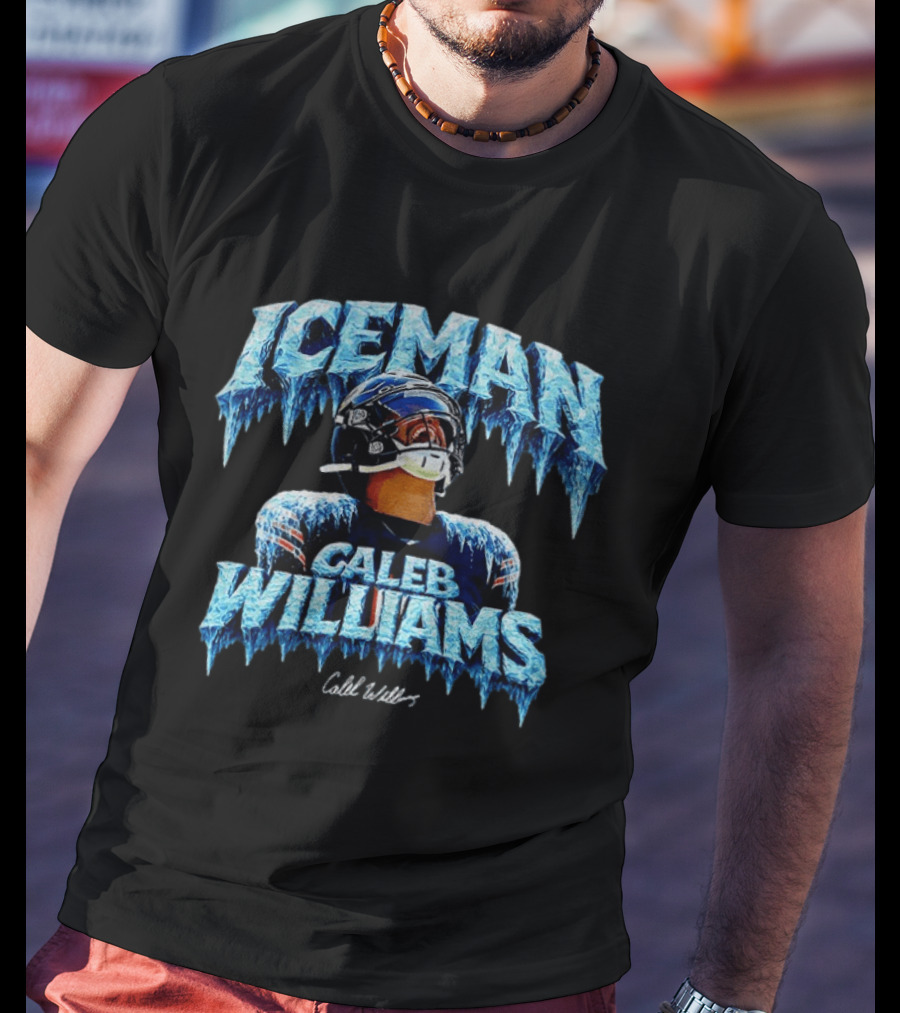 Caleb Williams Iceman Chicago Bears Football Winter Cold Killer T-Shirt