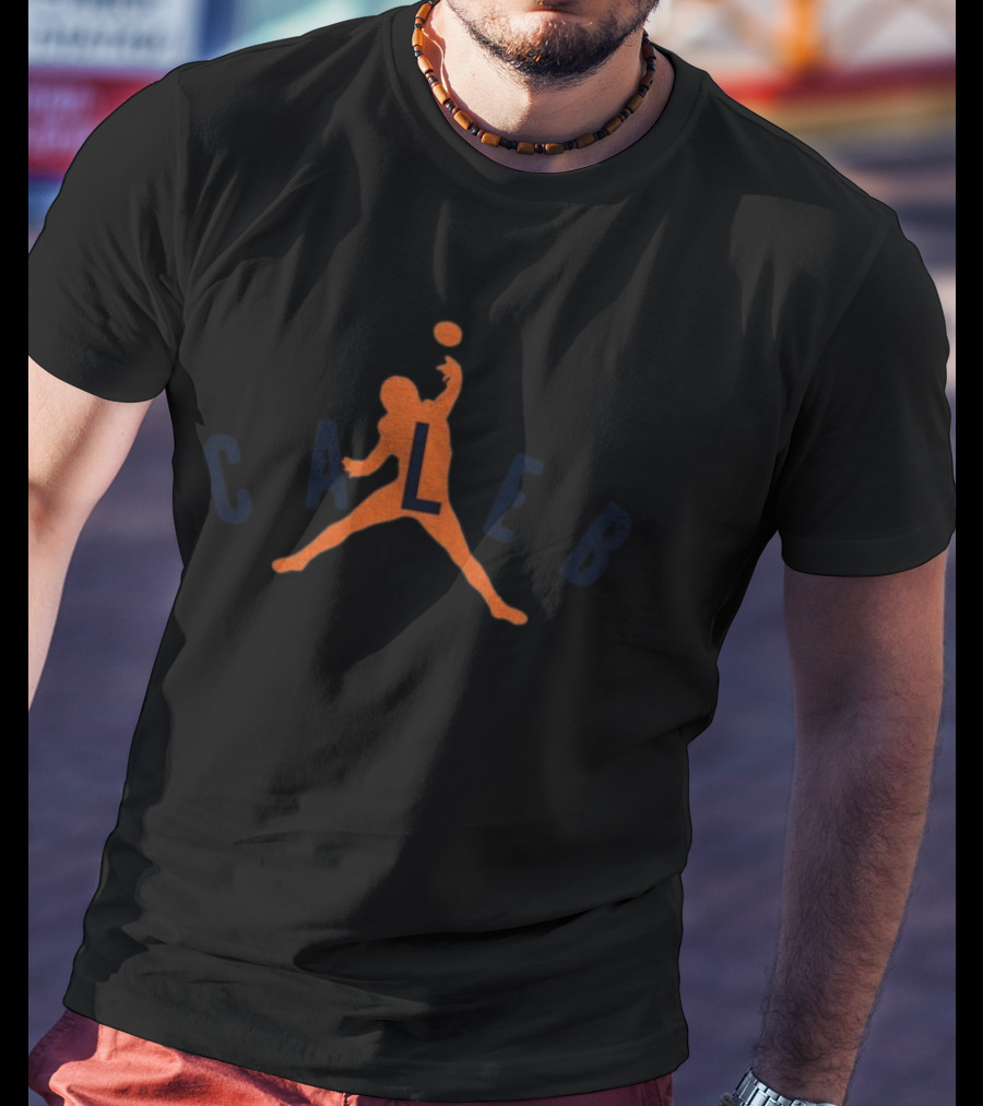 Chicago Bears Caleb Williams Jumpman Da Bears Football T-Shirt