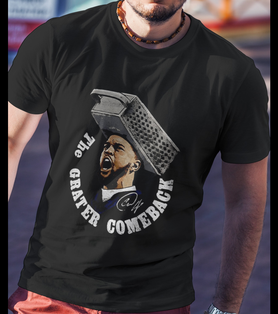 The Grater Comeback Caleb Williams Grater Hat T-Shirt