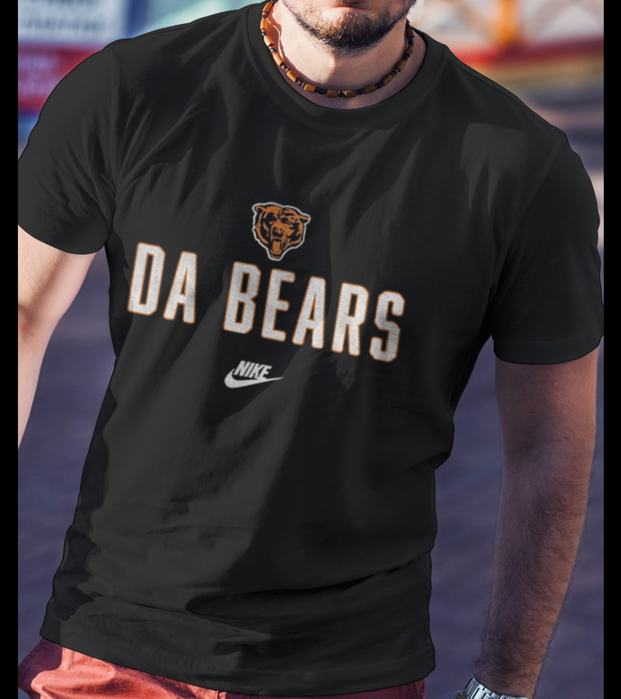 Chicago Bears Da Bears Nike Game Day Football T-Shirt