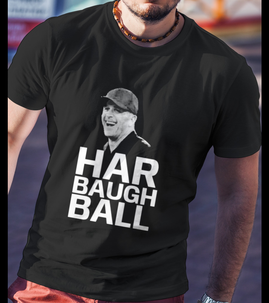 Jim Harbaugh Ball New York Giants Coach T-Shirt