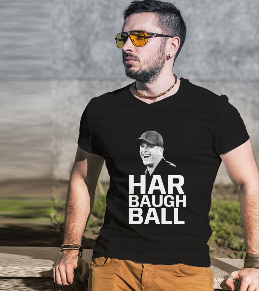 Jim Harbaugh Ball New York Giants Coach T-Shirt