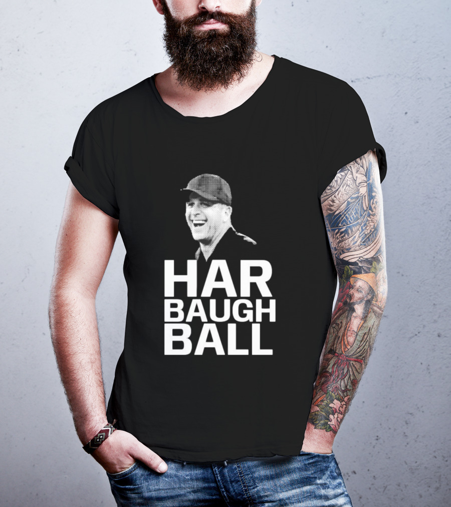 Jim Harbaugh Ball New York Giants Coach T-Shirt