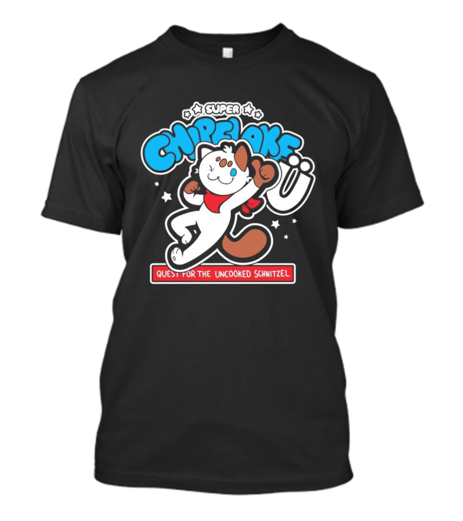 Chipflake Super Chipflake Ü Quest For The Uncooked Schnitzel T-Shirt