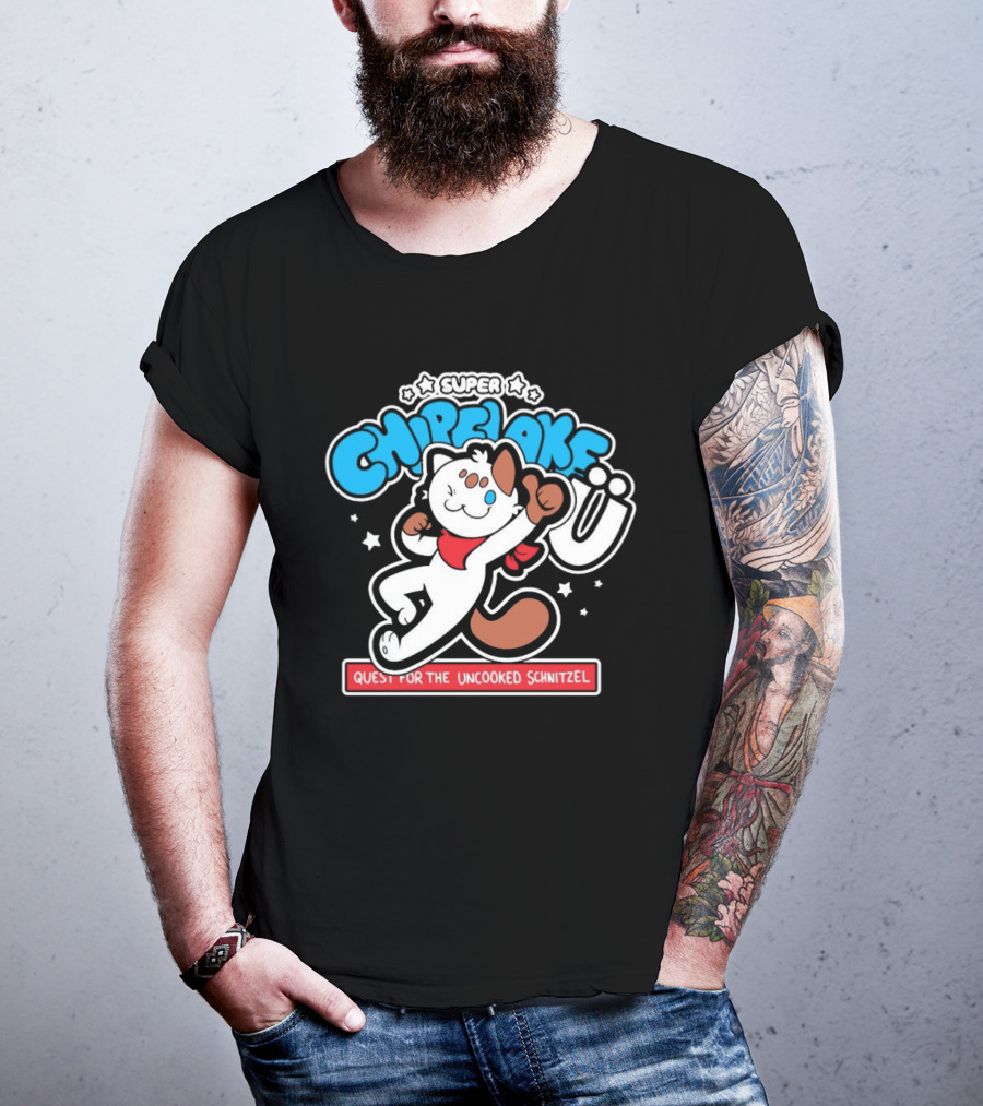 Chipflake Super Chipflake Ü Quest For The Uncooked Schnitzel T-Shirt