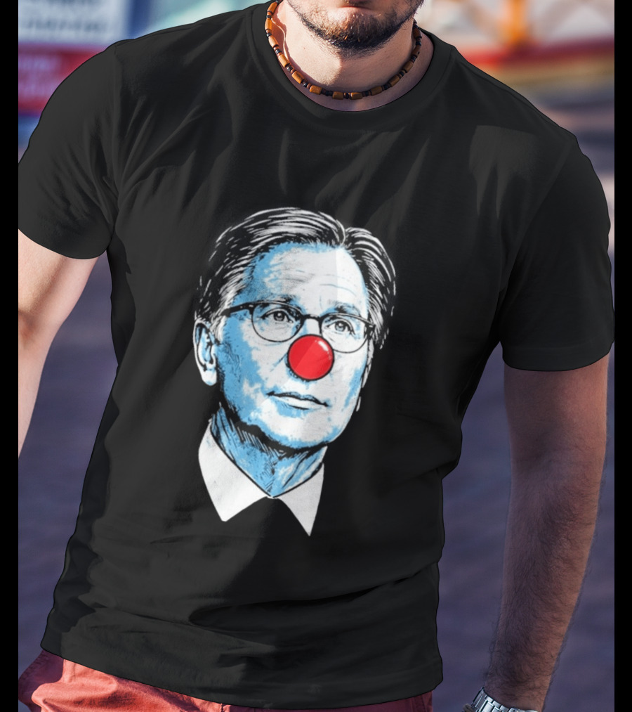 Craig Breslow Clown Portrait Red Nose T-Shirt