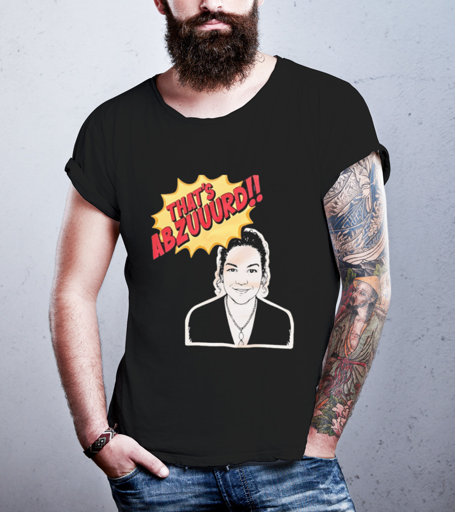 THAT'S ABZUUURD Cartoon Style Comic Expression T-Shirt
