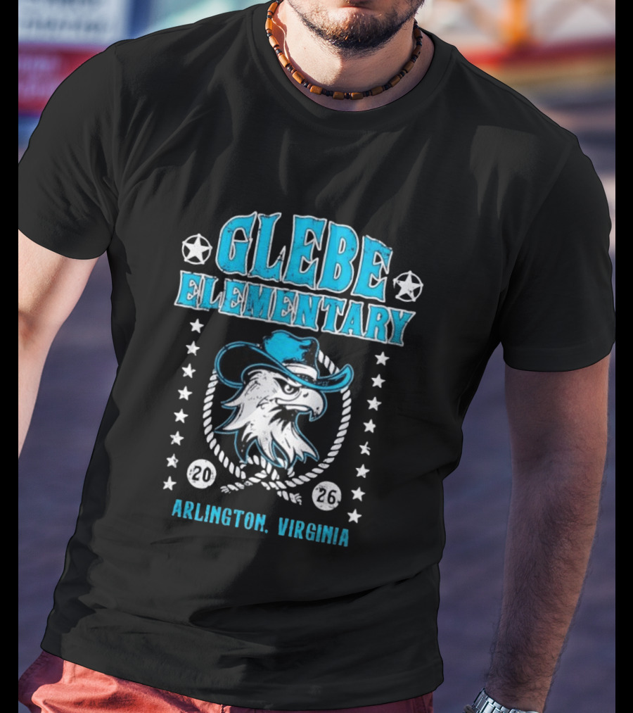 Glebe Elementary Arlington Virginia 2026 Eagle Sheriff T-Shirt