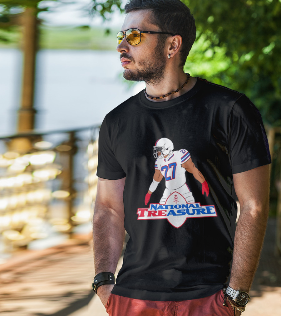 National Treasure Tre'Davious White 27 Buffalo Bills Football Legend T-Shirt