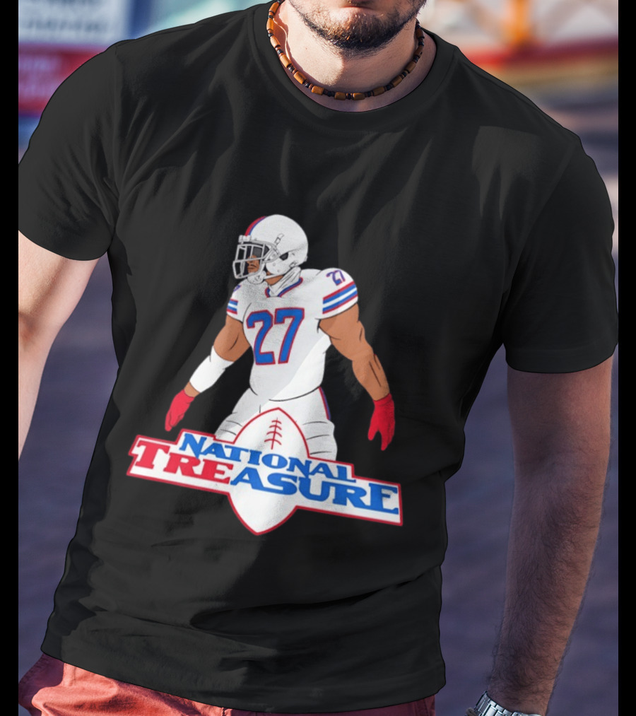 National Treasure Tre'Davious White 27 Buffalo Bills Football Legend T-Shirt