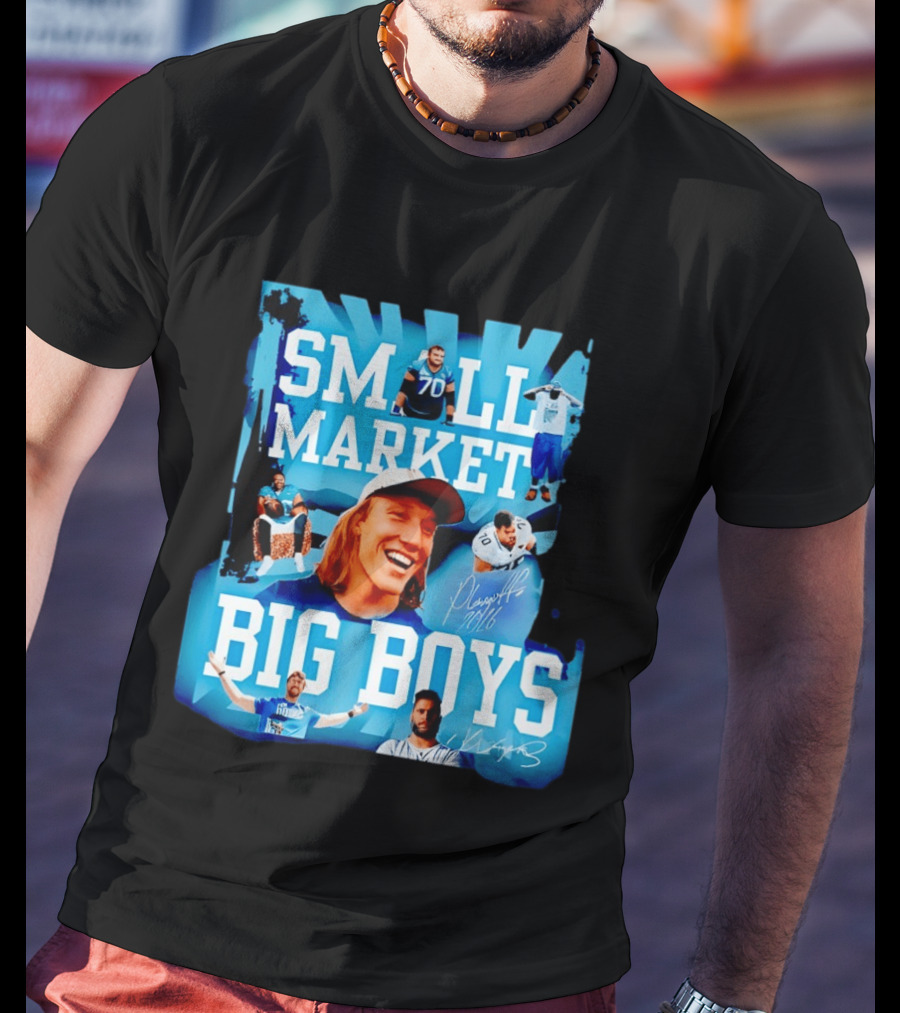 Small Market Big Boys Trevor Lawrence Jacksonville Jaguars Playoffs 2016 T-Shirt