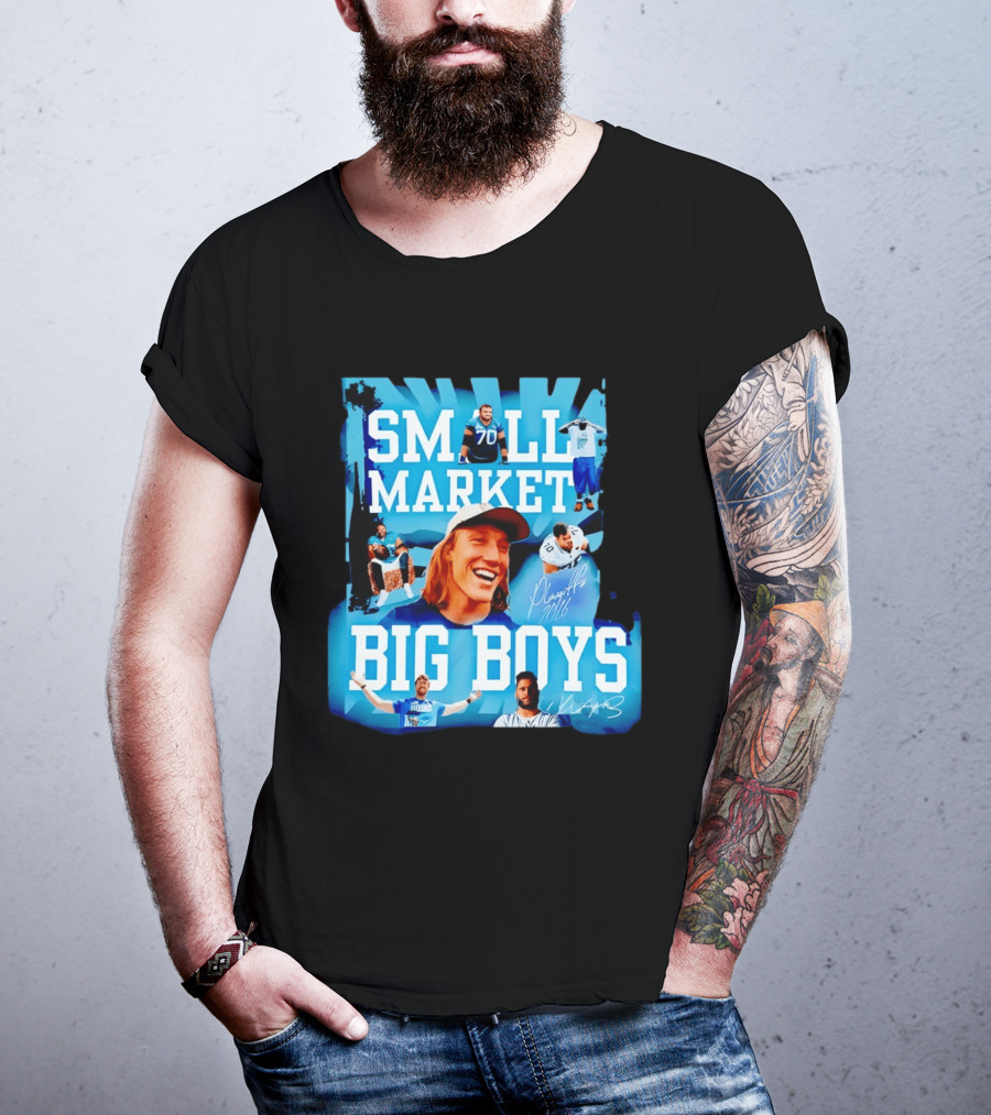 Small Market Big Boys Trevor Lawrence Jacksonville Jaguars Playoffs 2016 T-Shirt