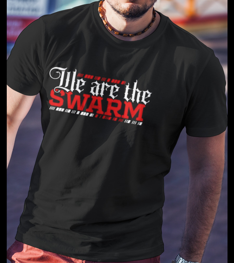 We Are The Swarm Bold Gothic T-Shirt