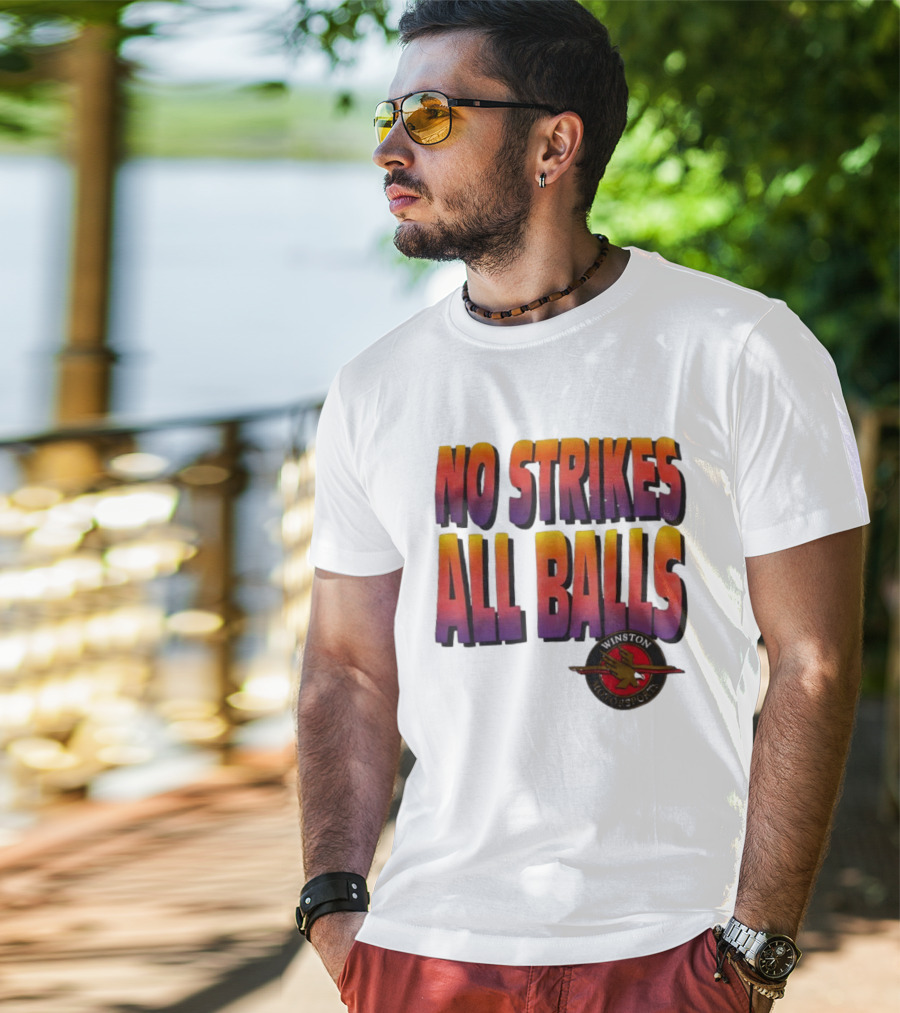 Winston Motorsports No Strikes All Balls T-Shirt