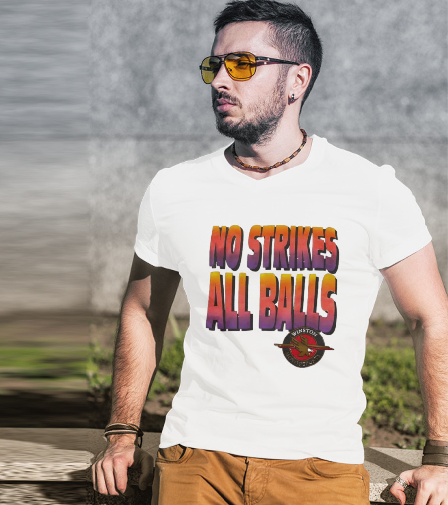 Winston Motorsports No Strikes All Balls T-Shirt