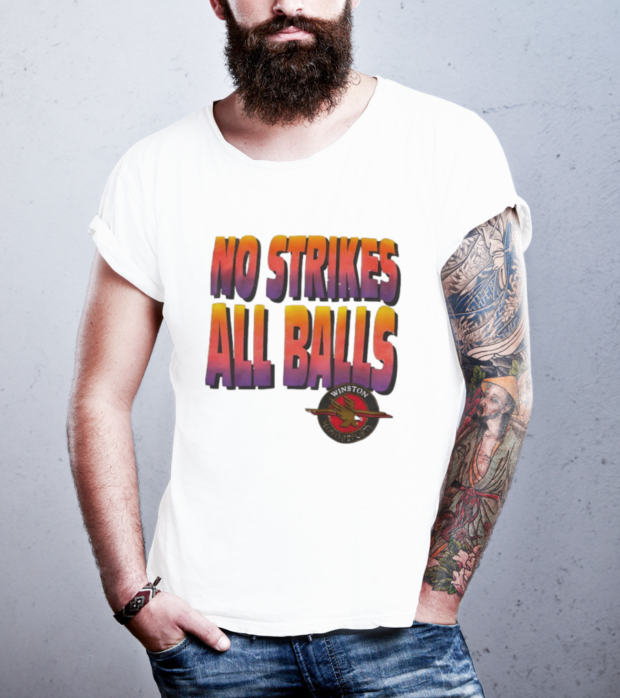 Winston Motorsports No Strikes All Balls T-Shirt