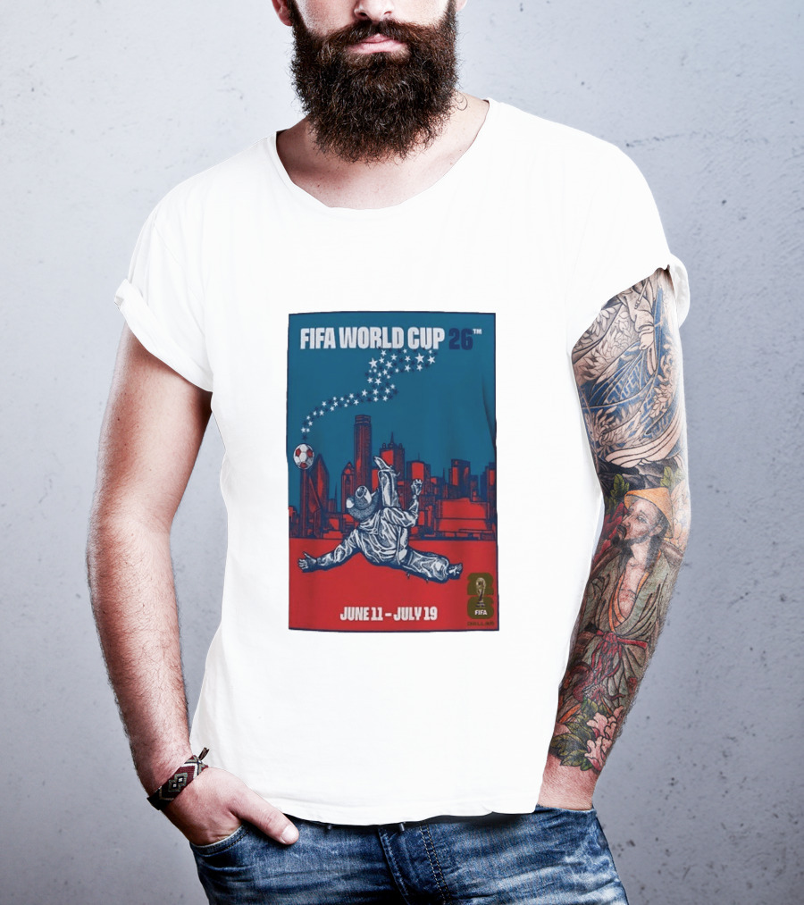 FIFA World Cup 2026 Dallas Cowboy June 11 July 19 T-Shirt
