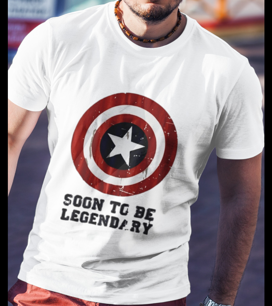 Captain America Shield Soon To Be Legendary Marvel T-Shirt