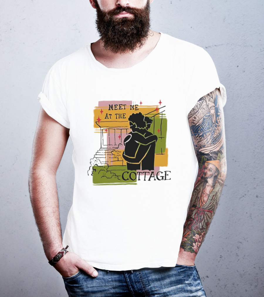 Meet Me At The Cottage Embrace By The Porch Steps T-Shirt