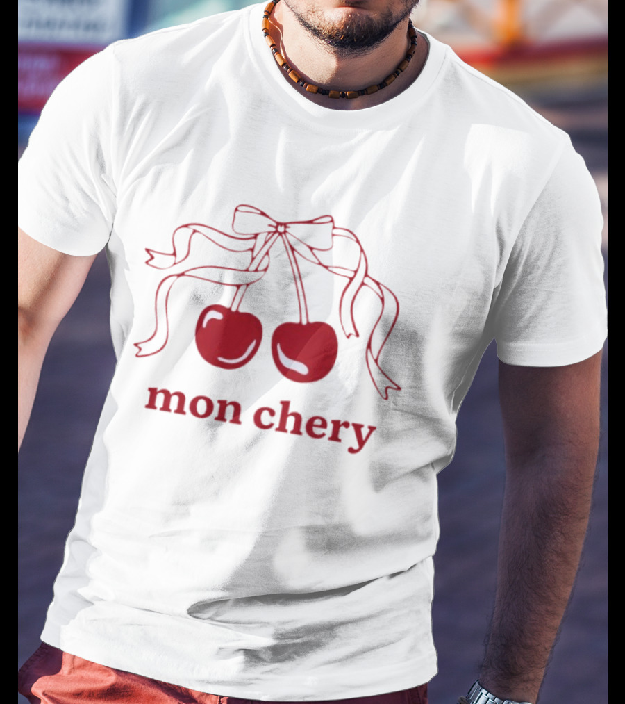 Mon Chery Cherry Bow T-Shirt