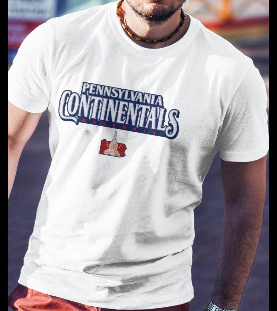 Pennsylvania Continentals Baseball Independence Hall T-Shirt