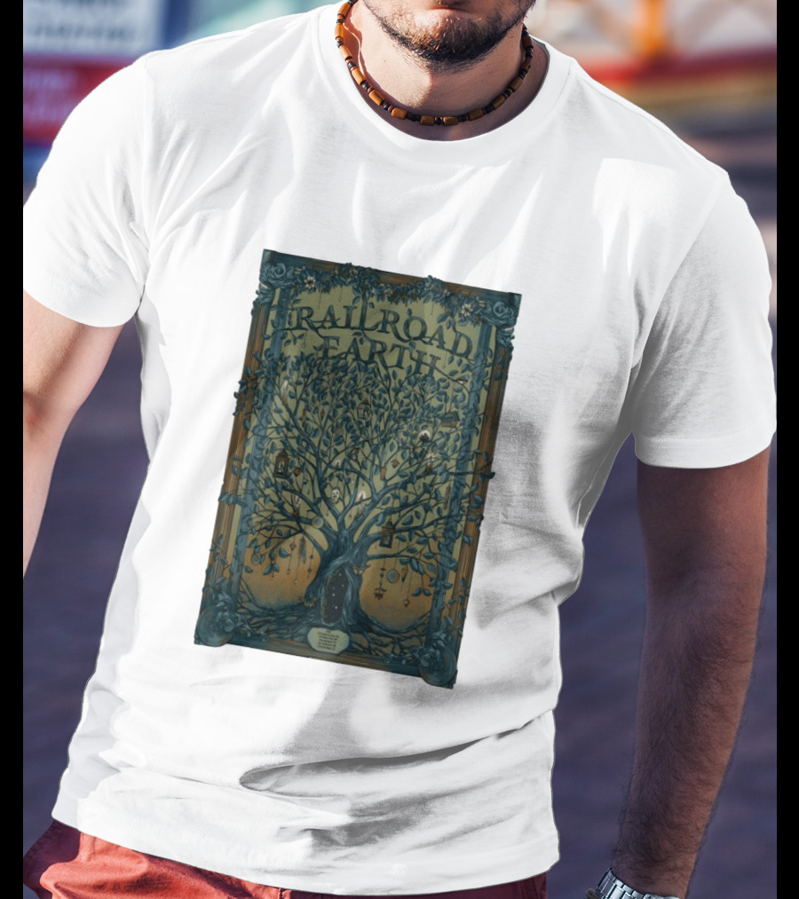 Railroad Earth Northeast Tour Winter 2026 Tree Lanterns And Ornaments T-Shirt