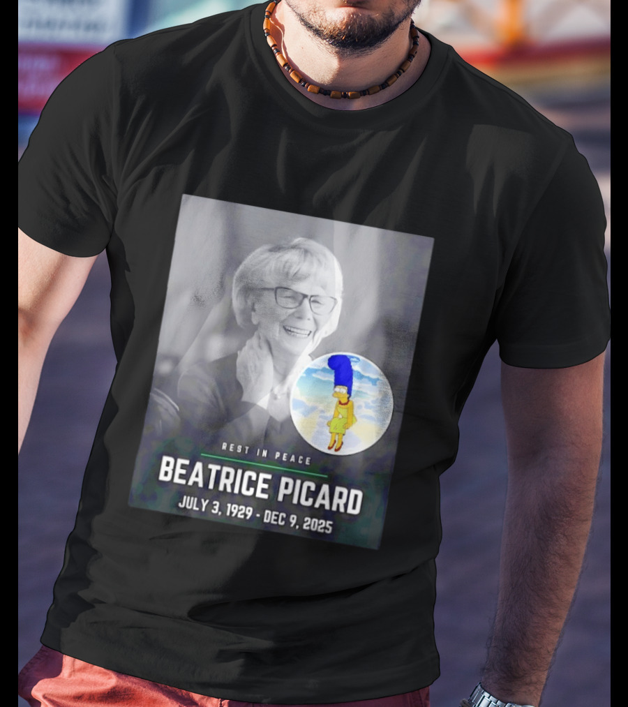 Rest In Peace Beatrice Picard July 3 1929 To Dec 9 2025 T-Shirt