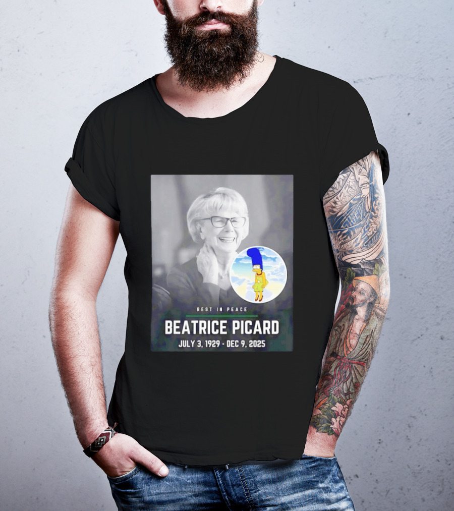 Rest In Peace Beatrice Picard July 3 1929 To Dec 9 2025 T-Shirt