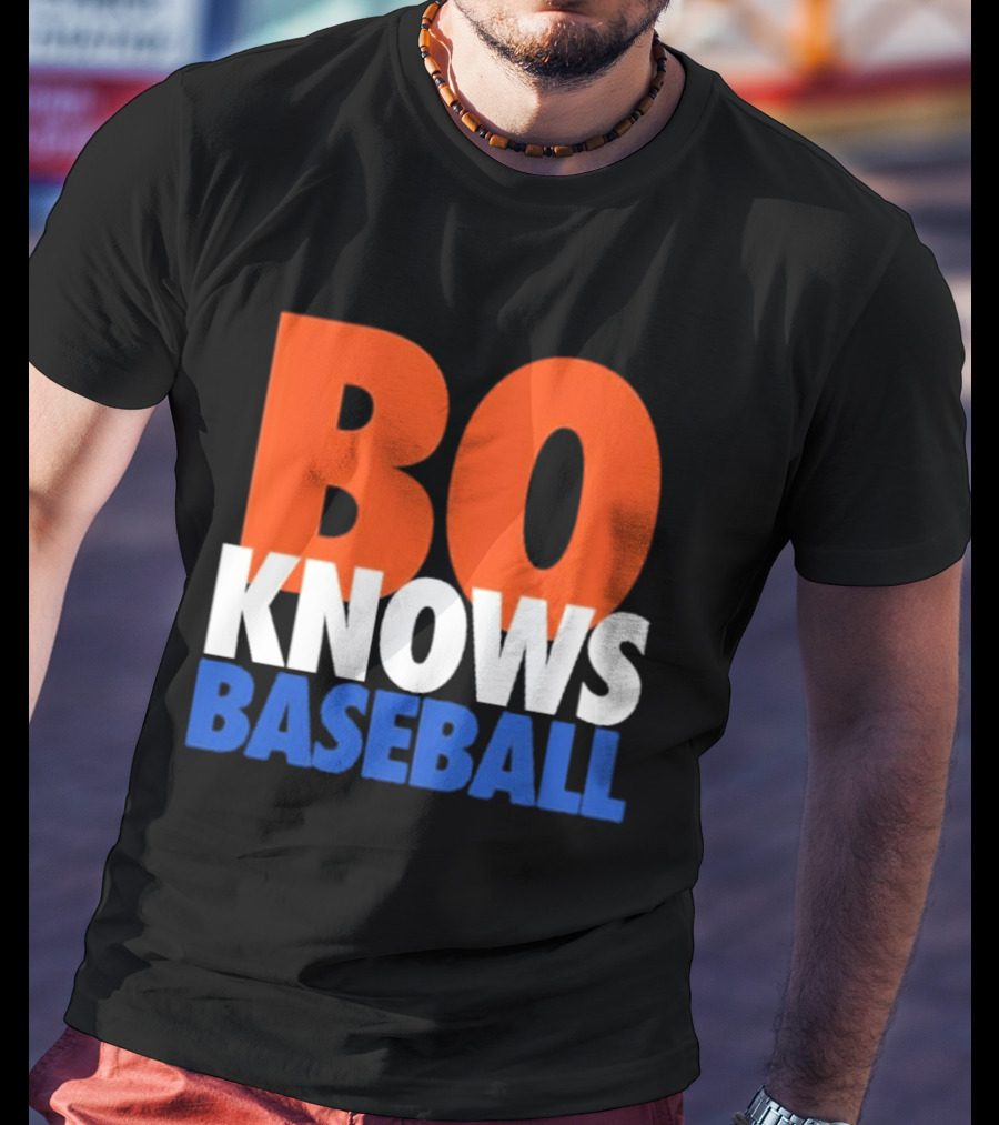Bo Knows Baseball Retro Sports T-Shirt