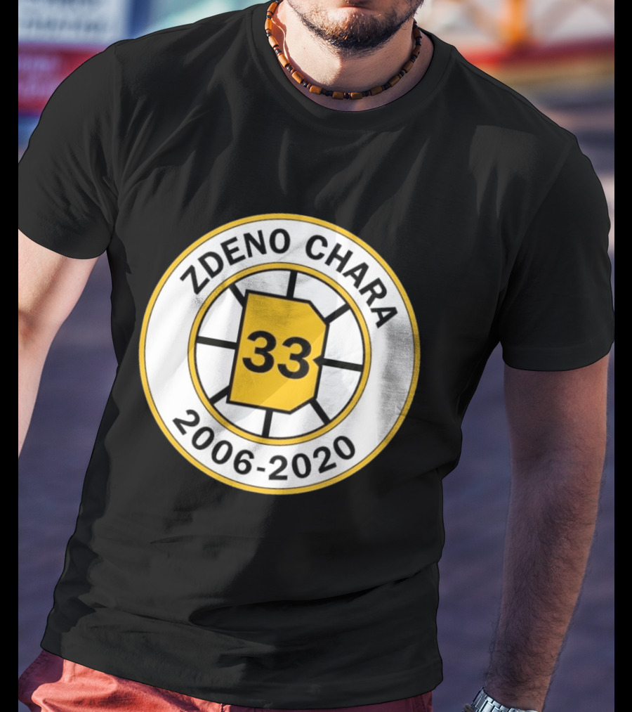 Boston Bruins Zdeno Chára 33 Commemorative 2006 2020 T-Shirt
