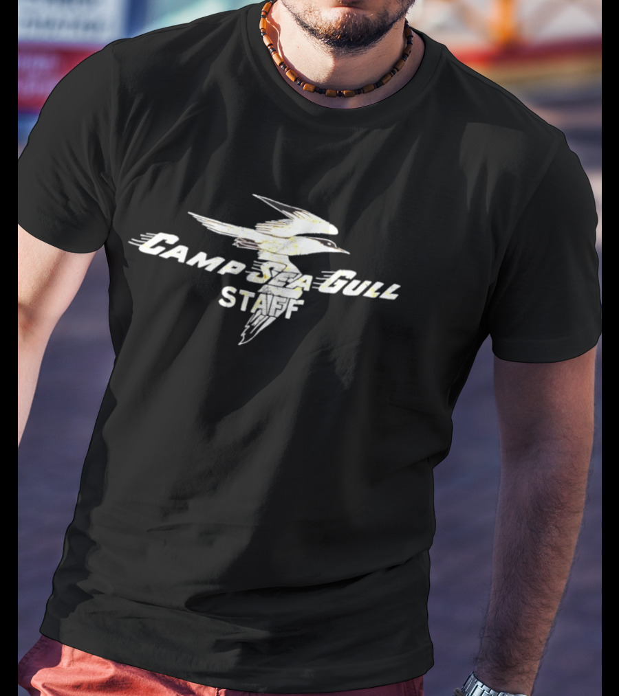 Camp Sea Gull Staff Seagull Flying T-Shirt