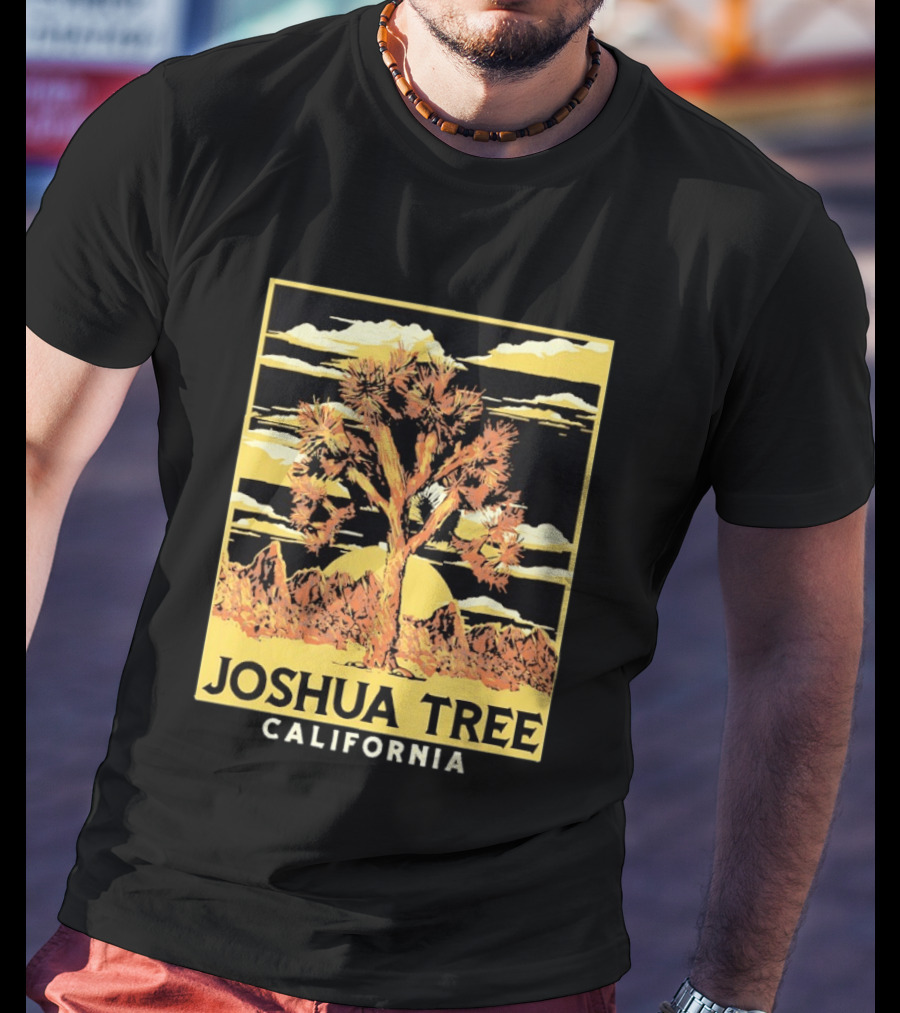 Joshua Tree California Desert Sunset Scenery T-Shirt